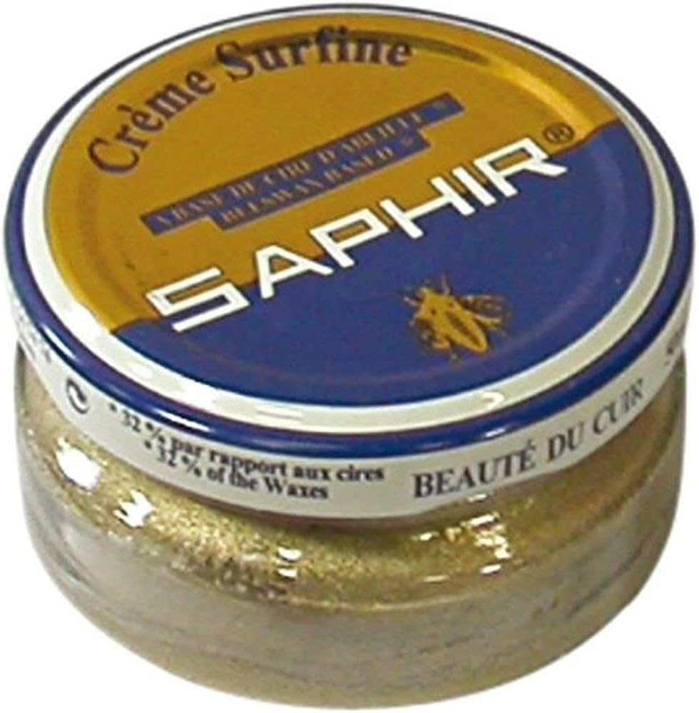 Saphir Creme Surfine Pommadier Shoe Polish 50ml - Black: Shoes