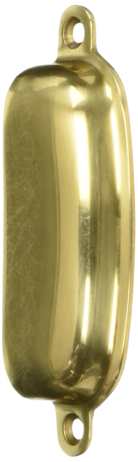 Deltana SHP29U3 Solid Brass 4-Inch Exposed Shell Pull