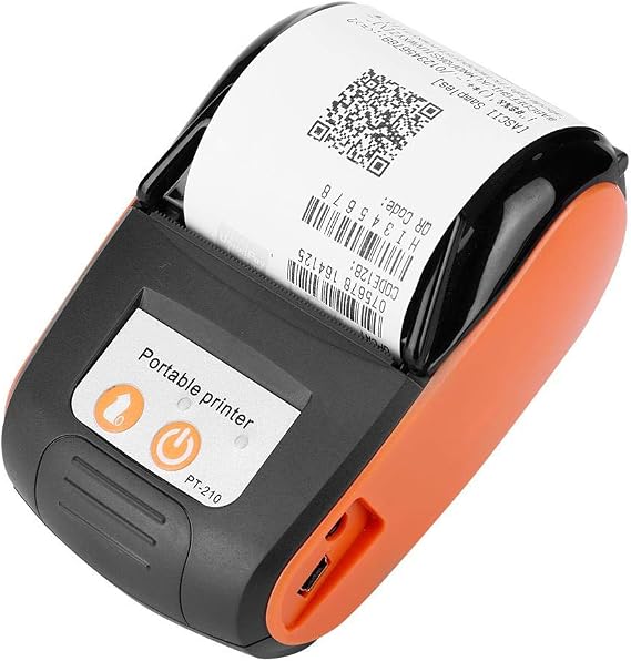Imprimante Thermique Mobile Bluetooth 58mm - Sans Fil Pour Factures, Compatible Android IOS Windows