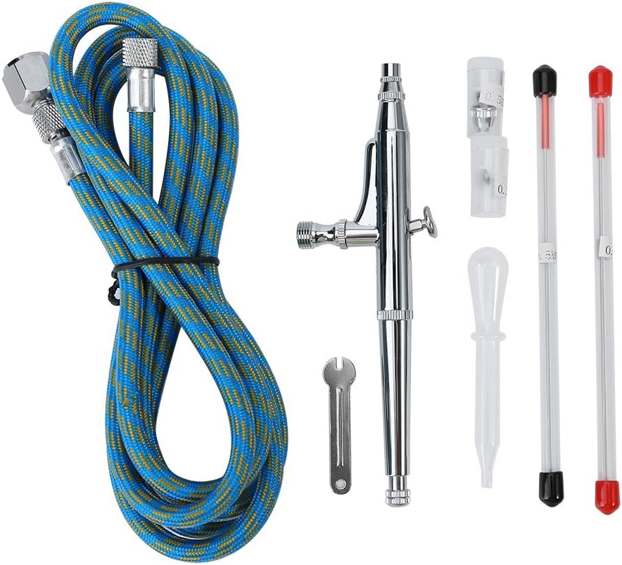Oumefar Dual Action Airbrush Pen Spray Gun Precision Trigger Style Feed Airbrush Set Needle Spray Gun Paint Art 0 2mm/0 3mm/0 5mm - Image 4
