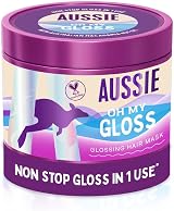 Aussie Oh My Gloss Glossing Hair Mask 500ml - Macadamia Oil, Vegan Cruelty-Free