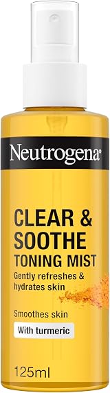 Neutrogena Clear & Soothe Toning Mist 125ml Face Refresh Hydrate Calm Sensitive