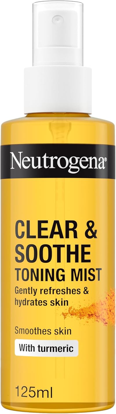 Neutrogena Clear & Soothe Toning Mist 125ml Face Refresh Hydrate Calm Sensitive