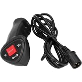 Winch Controller,3 Pin Male Plug Electric Winch Remote Control Controller with 9.2ft Cable for Car Off Road Vehicle