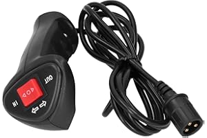 TBEST Winch Controller,3 Pin Male Plug Electric Winch Remote Control Controller with 9.2ft Cable for Car Off Road Vehicle
