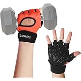 Luwint Ventilated Workout Gloves, Flexible Full Palm Wrist Support for Men and Women Exercise, Weight Lifting, Gym, Cycling