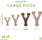Benebone Wishbone Dog Chew Toy for Aggressive Chewers Real Peanut Large view 4