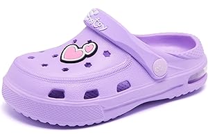 Engtoy Kids Clogs Boys Girls Garden Shoes Slip on Slides Sandals Funny Lightweight Slippers(Toddler/Little Kids/Big Kids)