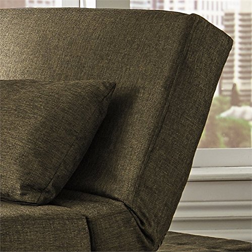 Hawthorne Collections Convertible Chaise Lounge in Taupe