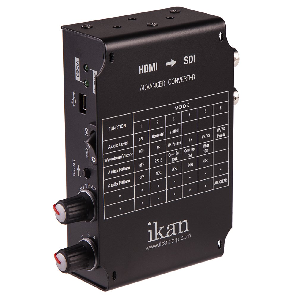 Ikan IKC-AH2S Advanced HDMI to SDI Converter (Black)