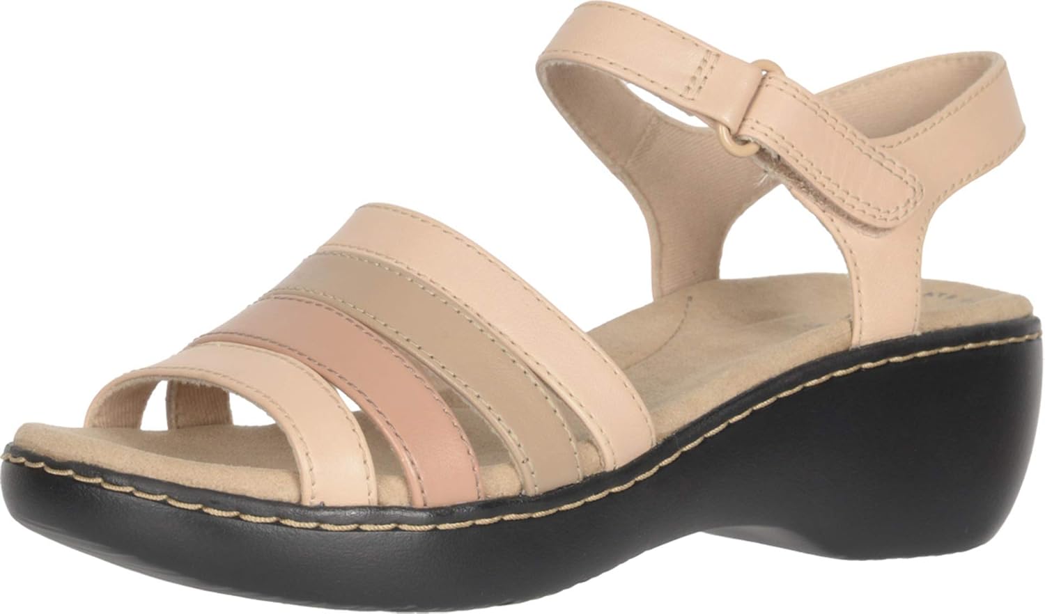 clarks delana curve wedge sandal