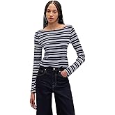 Gap Womens Long Sleeve Boatneck Knit Top