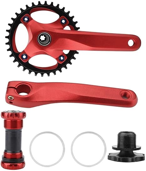 single speed crankset with bottom bracket