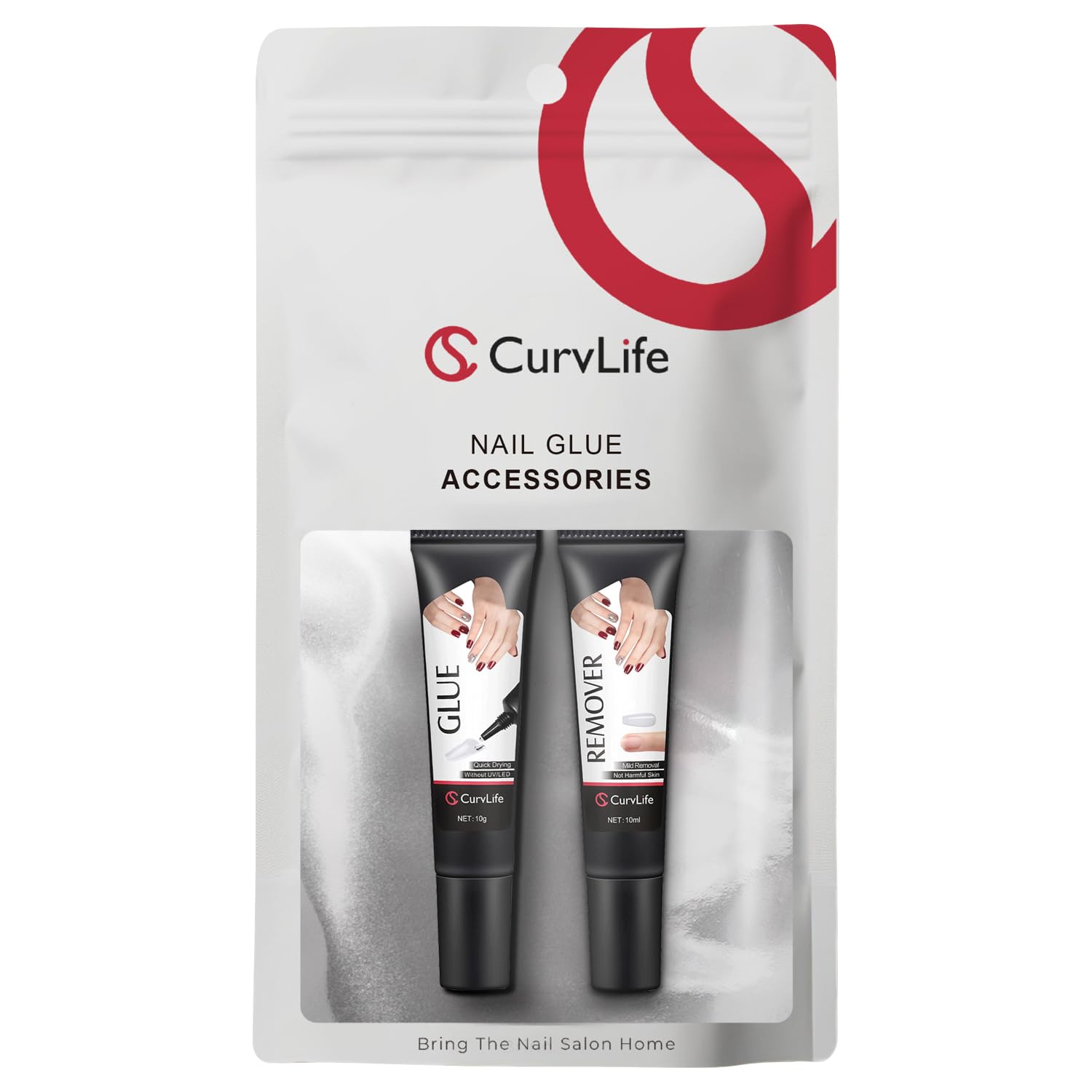 Curvlife Quick Drying 10g Semi Solid Nail Glue Gel