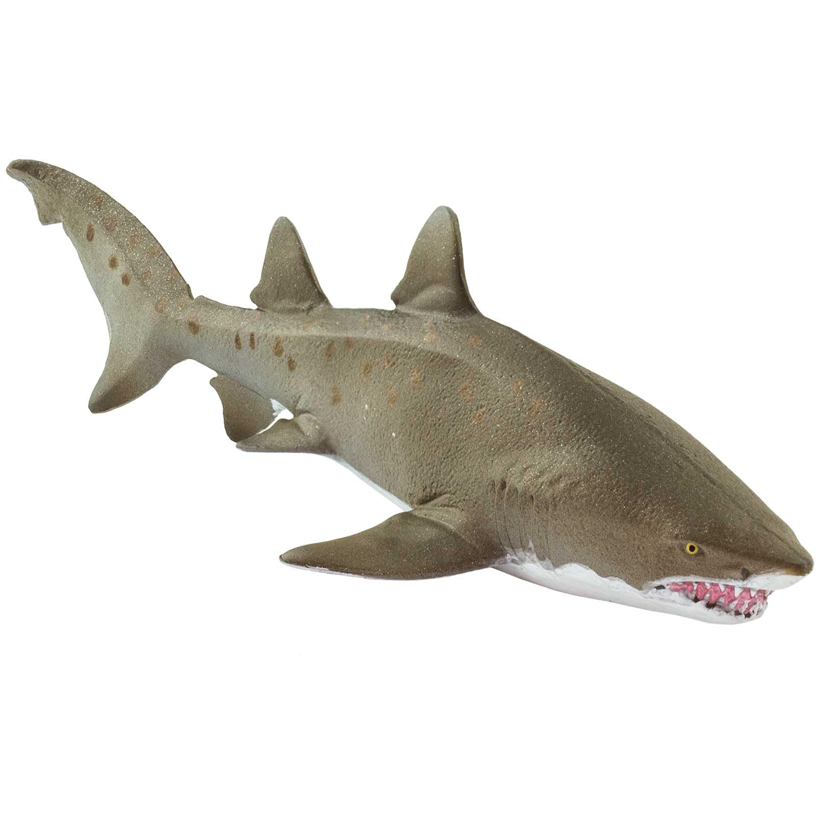 Safari Tiger Sand Shark 9cm | Sea Animal Figure | Non-Toxic and BPA Free | Suitable for Ages 3 and Up Ltd