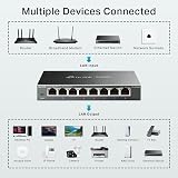 TP-Link TL-SG608E Managed Gigabit Network Switch 8-Port Web Managed QoS VLAN view 6