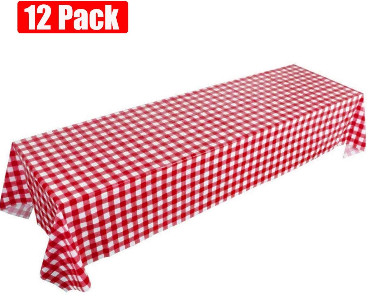 Best rolls of red and white table cloth