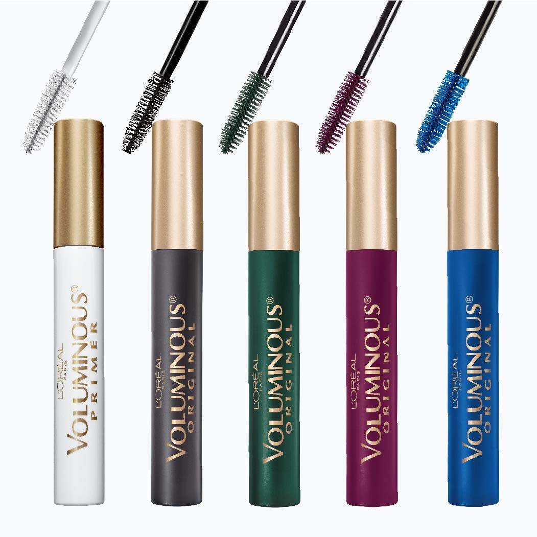 L’Oreal Paris Makeup Voluminous Original Volume Building Mascara, Carbon Black, 0.26 Fl Oz : Beauty