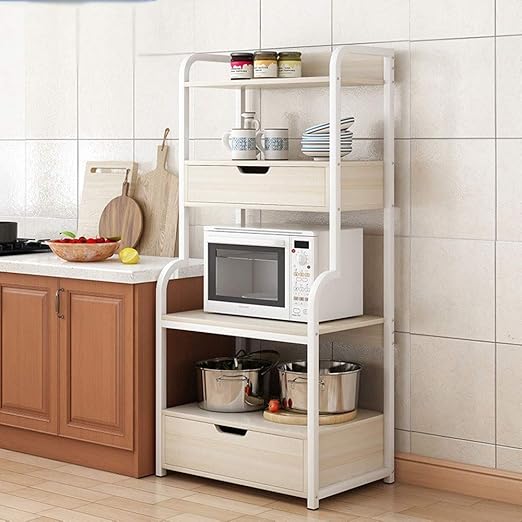 Amazon Com Microwave Stand Kitchen Baker S Rack Kitchen Baker S