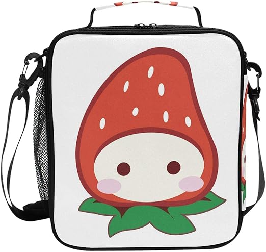strawberry lunch bag