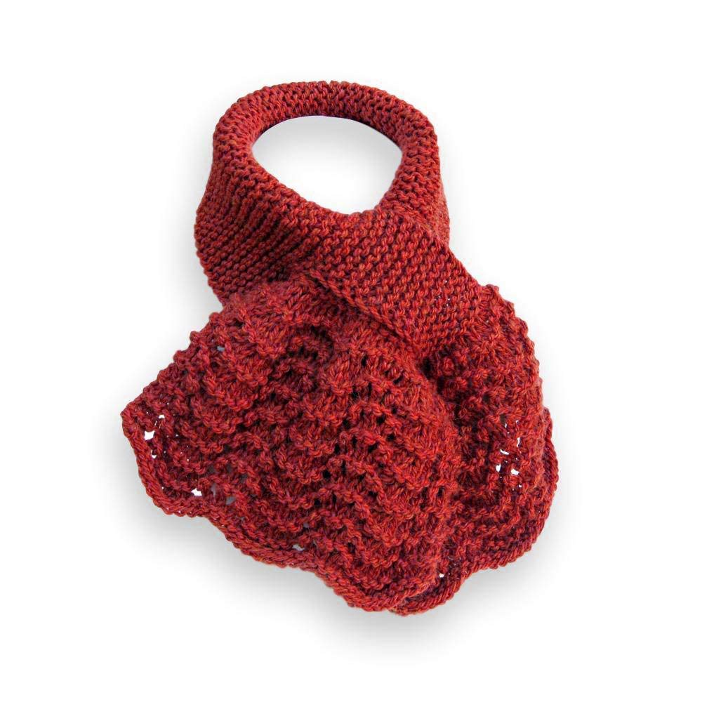 Amazon Com Knit Neck Scarf Pull Thru Keyhole Style Rusty Amazon Com Knit Neck Scarf Pull Thru Keyhole Style Rusty
