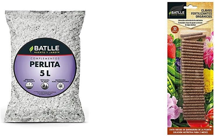 Sustratos Sustrato Perlita 5L Batlle + Clavos Fertilizantes ...