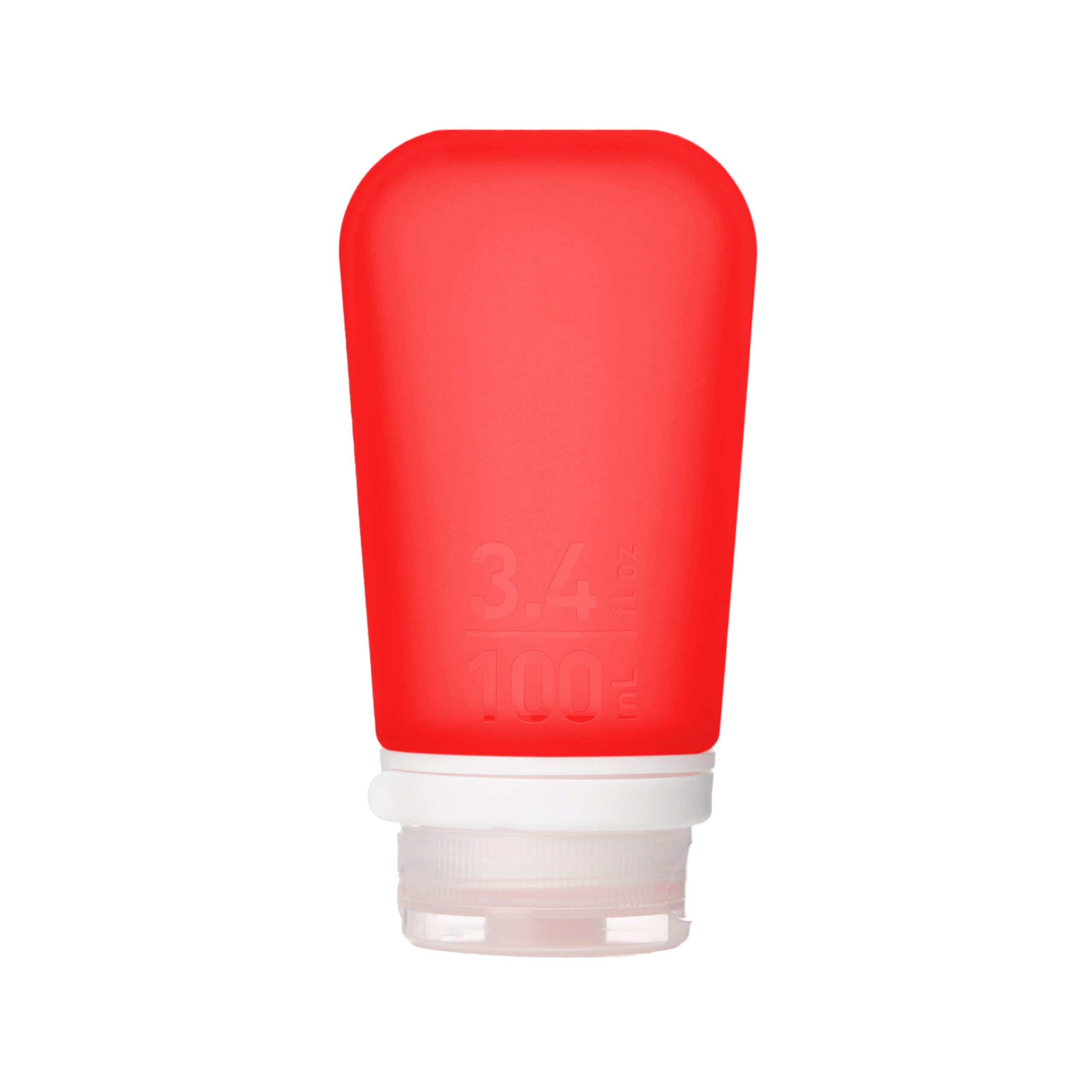 Humangear GoToob+ Large 100ml Travel Bottle with Locking Cap - Red