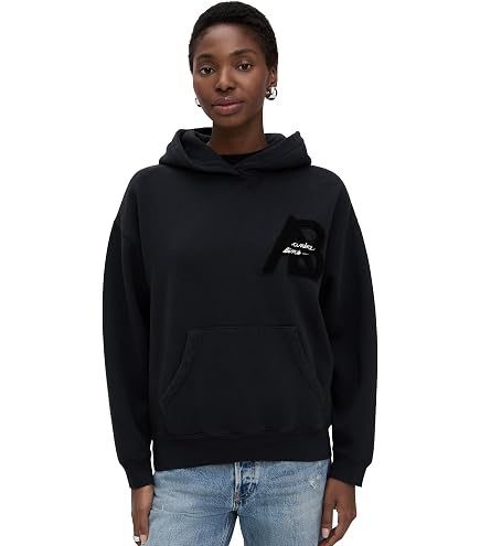 Amazon.com: ANINE BING Women's Miles Oversized Letterman