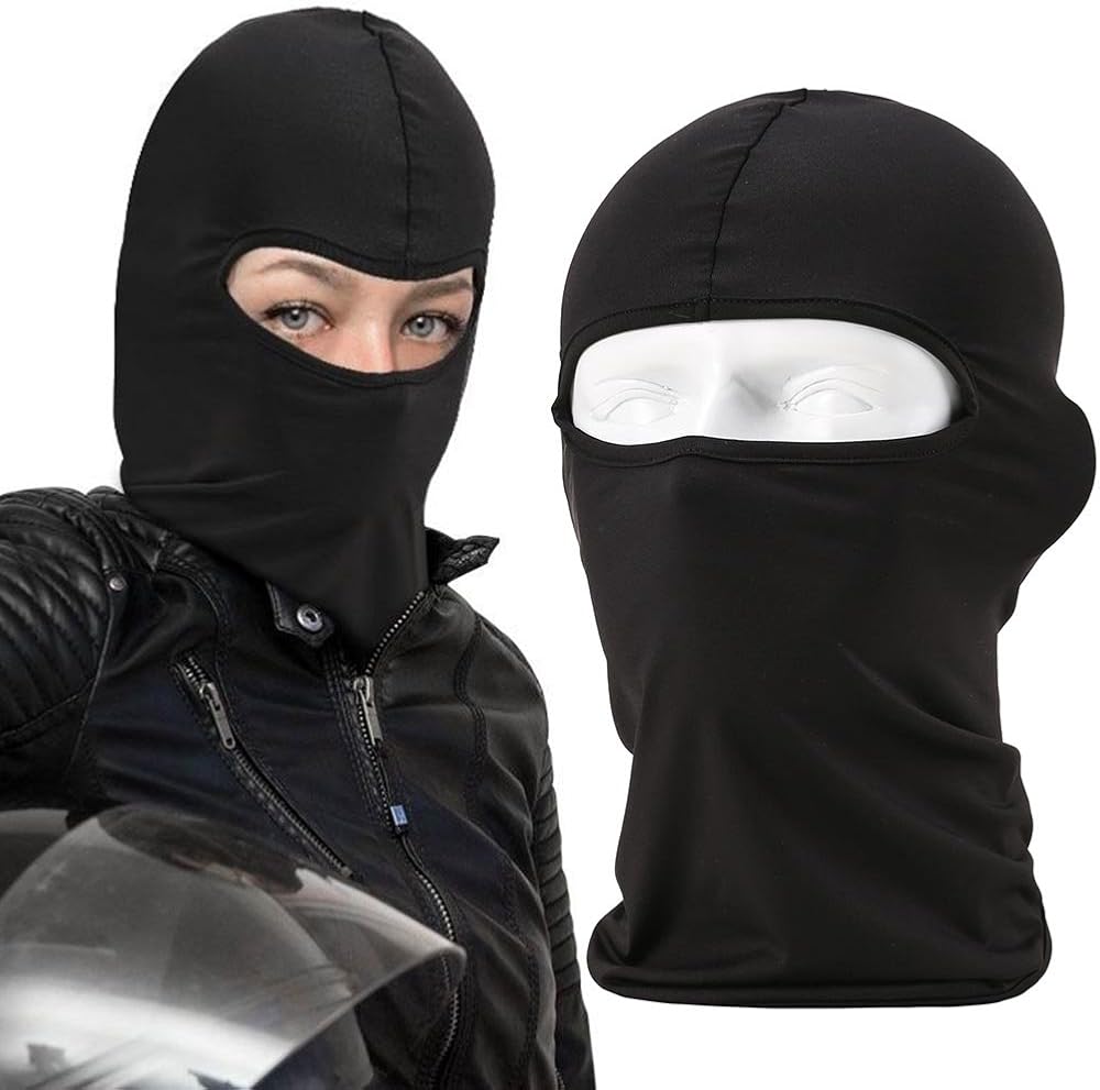 falapala Balaclava Tactical Face Mask Hood Neck Gaiter 1 Pack (Black) at  Men’s Clothing store