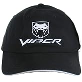 Dodge Viper Fangs Hat for Men Black/White