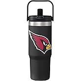 FOCO Unisex NFL Team Logo Insulated Travel Mug 30oz Straw Tumbler