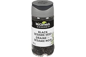 McCormick Gourmet (MCCO3), New Bottle, Premium Quality Natural Herbs & Spices, Black Sesame Seed, 44g