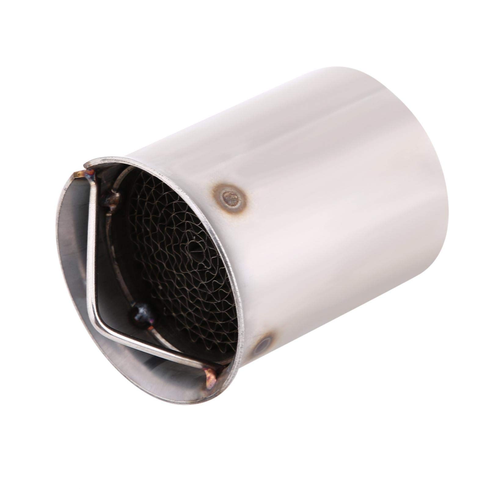 Universal Motorcycle Exhaust Muffler, 51mm Exhaust Silencer, Noise Eliminator for Touring, Sport, and Cruiser Bikes