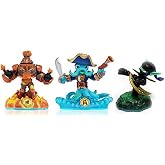 Skylanders Swap Force LOOSE Blast Zone, Wash Buckler, &amp; Ninja Stealth Elf Set Includes Card Online Code