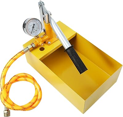 Dyna-Living Water Pipe Line Test Pump 0-25 Bar Heating System Leak Pressure