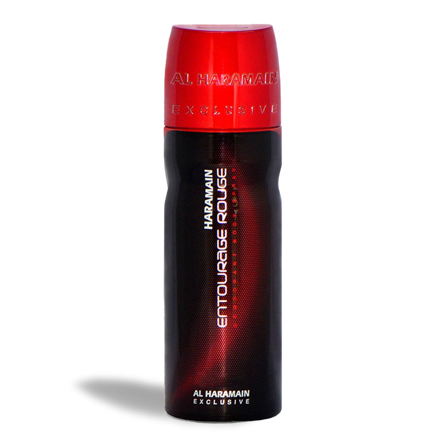 Al Haramain Entourage Rouge Deodorant Body Spray for Men 200ml | Long-Lasting Fresh Masculine Scent | Spicy & Woody Fragrance | Daily Use Body Mist | Premium Arabian Spray