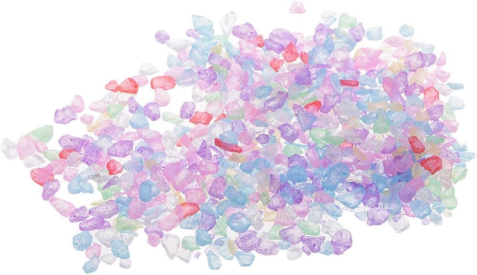 Amazon F Fityle カラフル ガラスサンド クリスタルサンド 花瓶 植木鉢 水槽 アクアリウム 底砂 砂利 装飾砂 約ｇ F Fityle 底床 通販