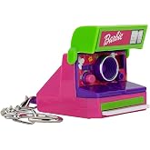 World's Coolest Barbie Polaroid, Retro Mini Novelty Camera, Measures only 1.5 x 2.25 x 1.75 inches has Sound, Simulated Film, and a clickable red Shutter Button, Ages 6+