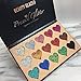 Beauty Glazed Diamond Glitter Eyeshadow Palette Ultra Pigmented Mineral Pressed Glitter Make Up Eye Shadow Powder Bright Luminous Eyes Shimmer Shinny Glittering Waterproof 15 Colors
