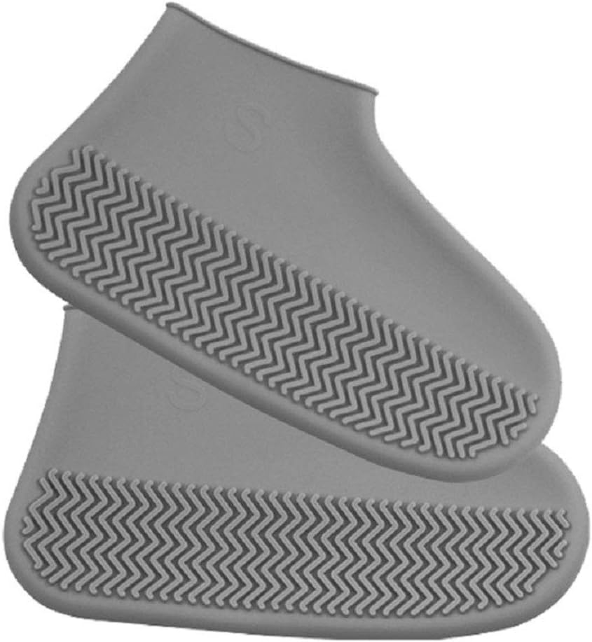KDRose Rain Shoe Covers, Reusable Silicone Shoe Covers Waterproof Foldable Slip Cycling Outdoor Shoe Covers for Kids,Women,Men