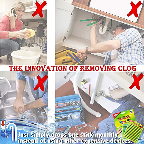 Drain Cleaner Sticks Sink Deodorizer Clog Remover Organic Enzyme Drain