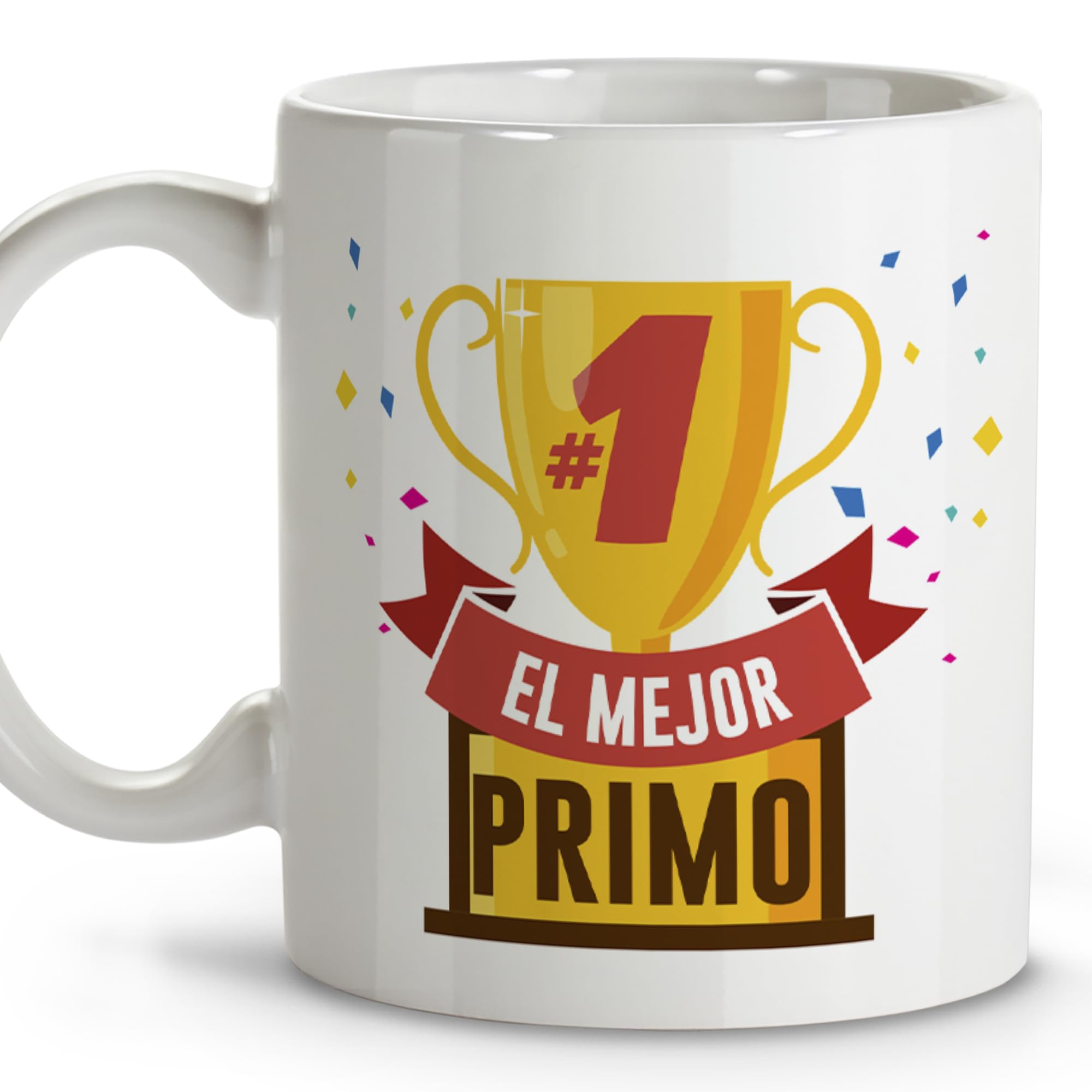 LolaPix Gift Ideas for Man. Original Mugs to Give as a Gift. Mug with Message. Cousins Ceramic Mug 11oz