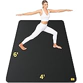 POGAMAT Premium Thick Yoga Mat - Light Cardio Workout Mat - Extra Long Memory Foam Floor Mats for Yoga, Meditation and Stretc