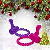 OrangeLove C~ockr~ing V~ibra~tor for Men V~ibra~Tion Enlarger Th~imble Exercise Bands(Pack 2)