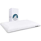 Bluewave Bedding Super Slim Gel Memory Foam Pillow for Stomach and Back Sleepers - Thin, Flat Design for Cervical Neck Alignment and Deeper Sleep (3.25-Inches Height, King Size)