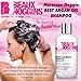 Moroccan Noggin BEST ARGAN OIL SHAMPOO by BEAUX NOGGINS Restores Damaged Hair - Controls Frizz- Increases Shine and Deeply Nourishes - Safe for All Hair Types & Color Treated Hair