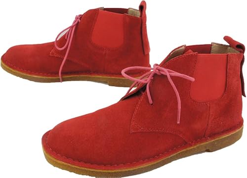 Amazon ハルタ Sprout 3906 デザートブーツ レディース 24 5cm Red S Haruta ハルタ ブーツ ブーティ