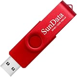 SunData 32GB USB 2.0 Memory Stick 3 Pack Swivel Design Blue Green Red view 2