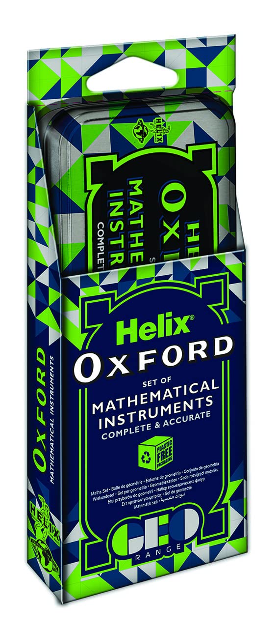 Helix Oxford Geo Maths Set - Green