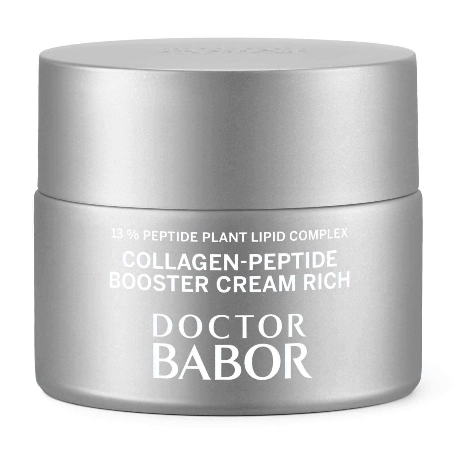 DOCTOR BABOR Collagen-Peptide Booster Cream Rich | Rich anti-ageing care for demanding skin | The intensive moisturising cream has a revitalising and firming effect | vegan | 50ml